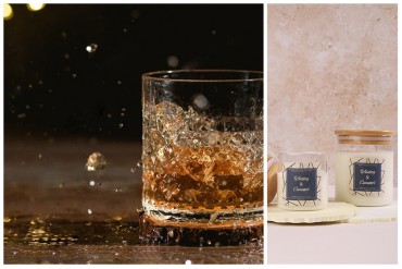 Whiskey & Caramel αρωματικό κερί